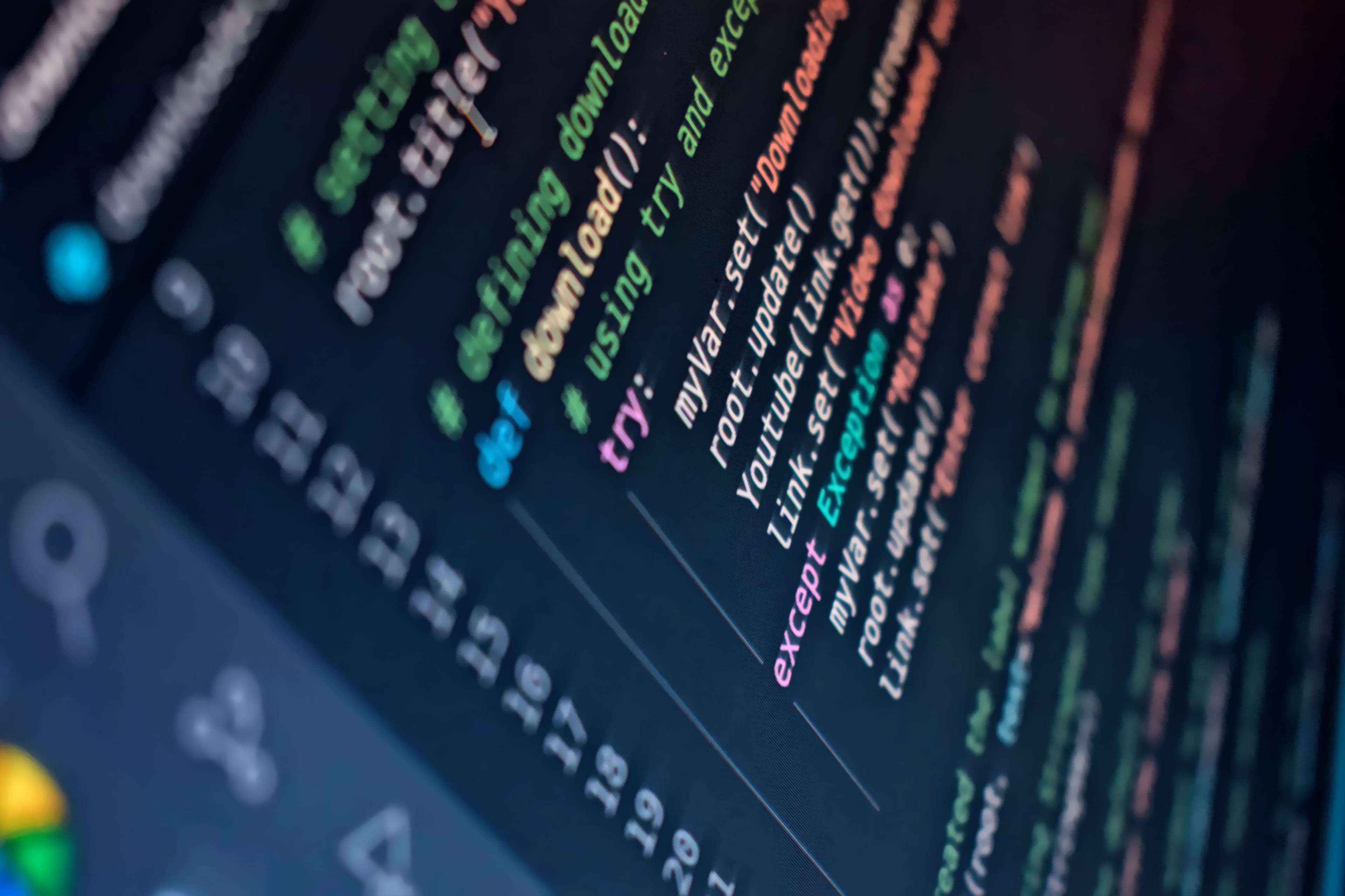 Planning, design, development and maintenance of applications